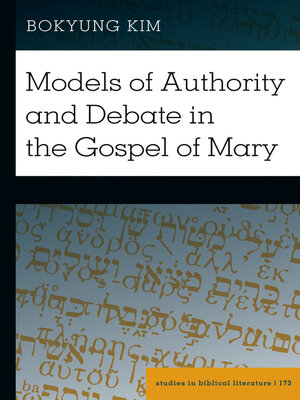 cover image of Models of Authority and Debate in the Gospel of Mary